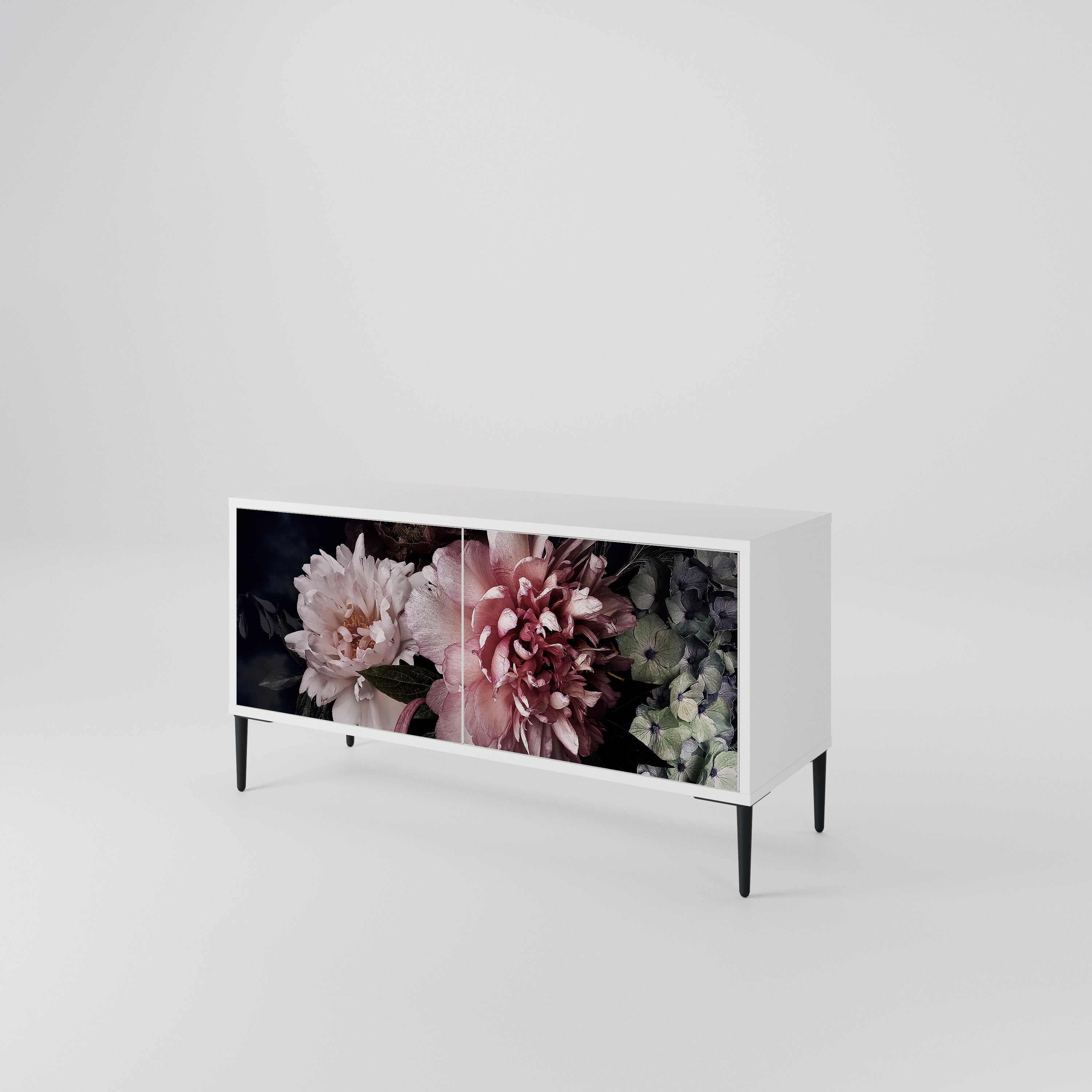 PURE BLOSSOM Mueble de TV Compacto de 2 puertas
