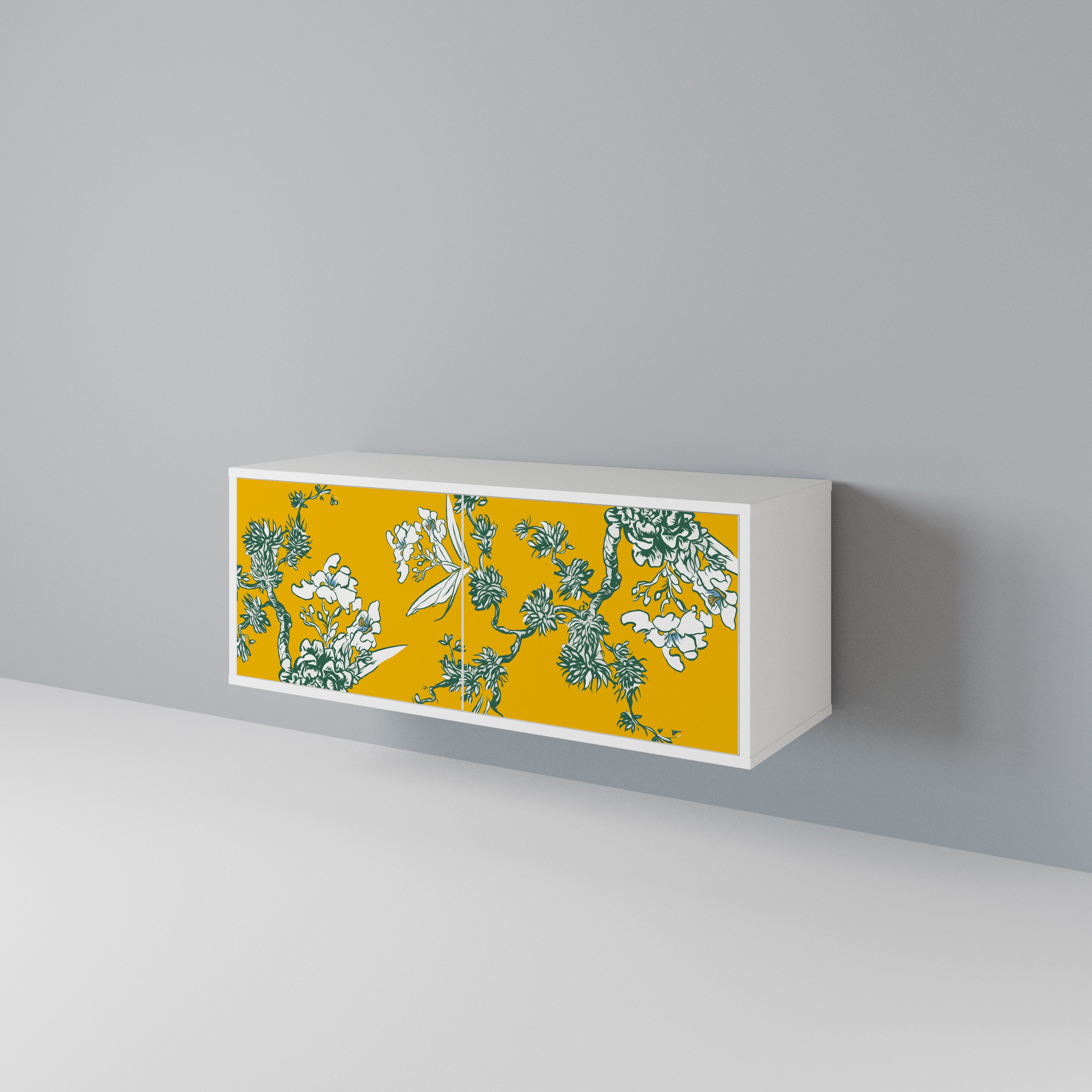YELLOW CHINOISERIE Mueble de TV Compacto de 2 puertas
