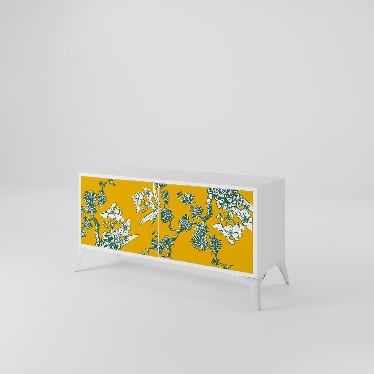 YELLOW CHINOISERIE Mueble de TV Compacto de 2 puertas