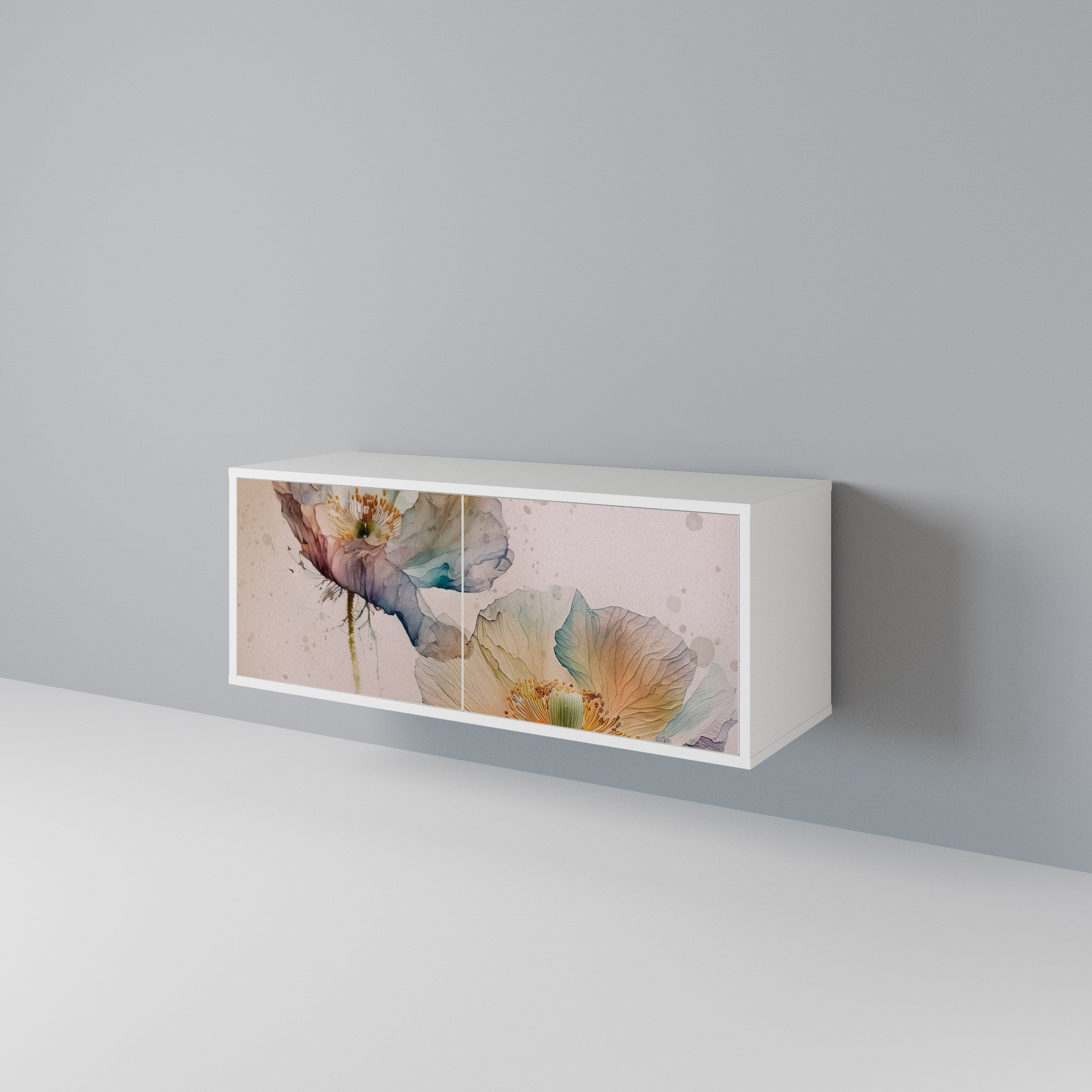 SOFTEN POPPY Mueble de TV Compacto de 2 puertas