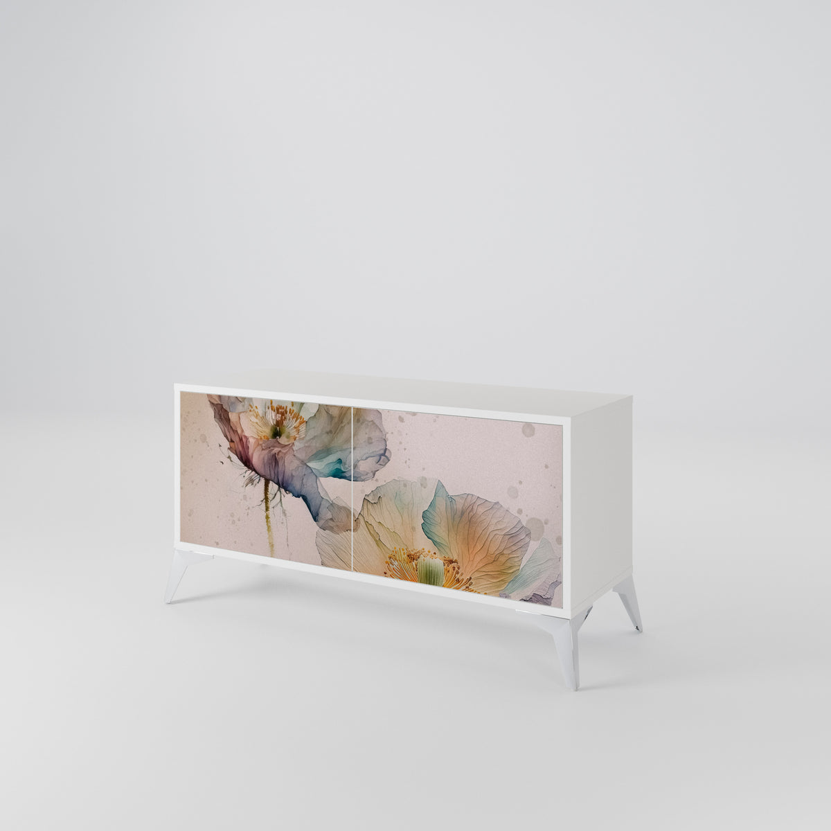 SOFTEN POPPY Mueble de TV Compacto de 2 puertas