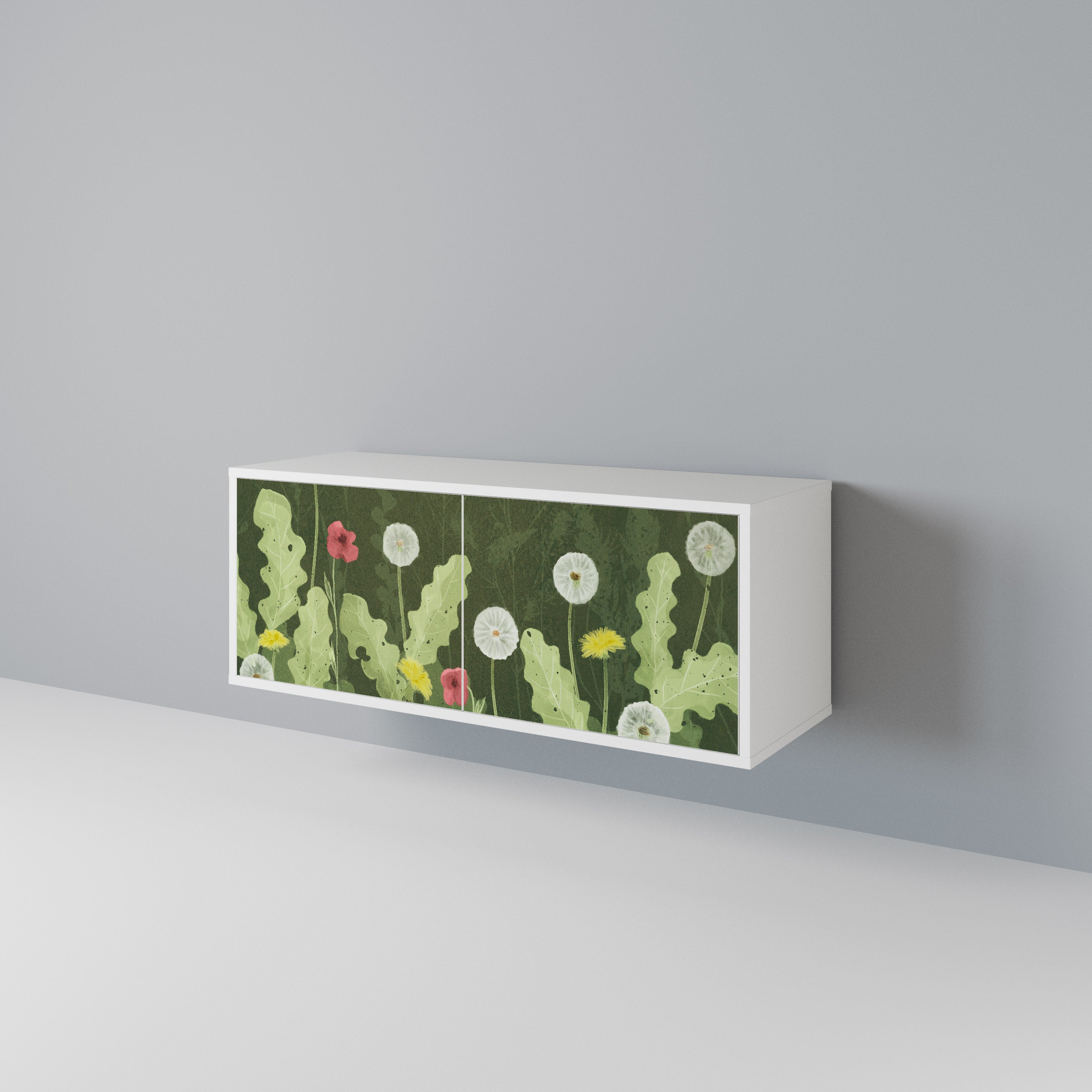DANDELION AMUSE Mueble de TV Compacto de 2 puertas