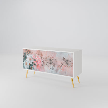 CHERRY BLOSSOM Mueble de TV Compacto de 2 puertas