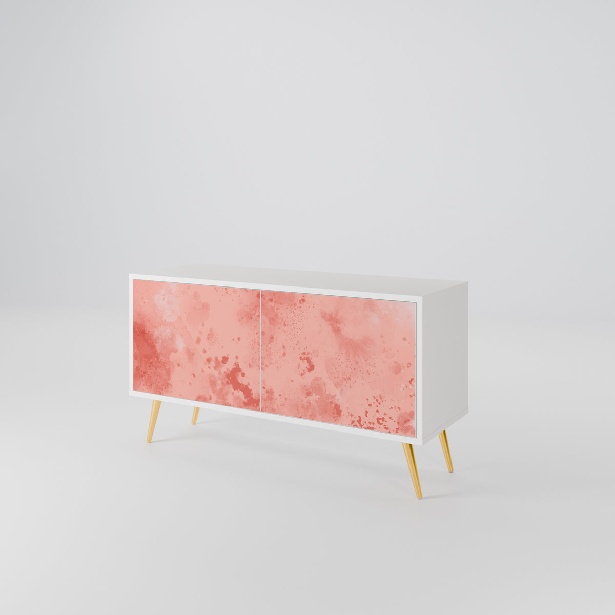 CRANE DANCE Mueble de TV Compacto de 2 puertas