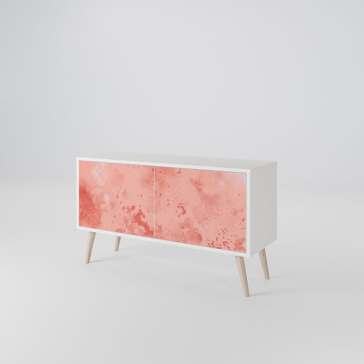 CRANE DANCE Mueble de TV Compacto de 2 puertas