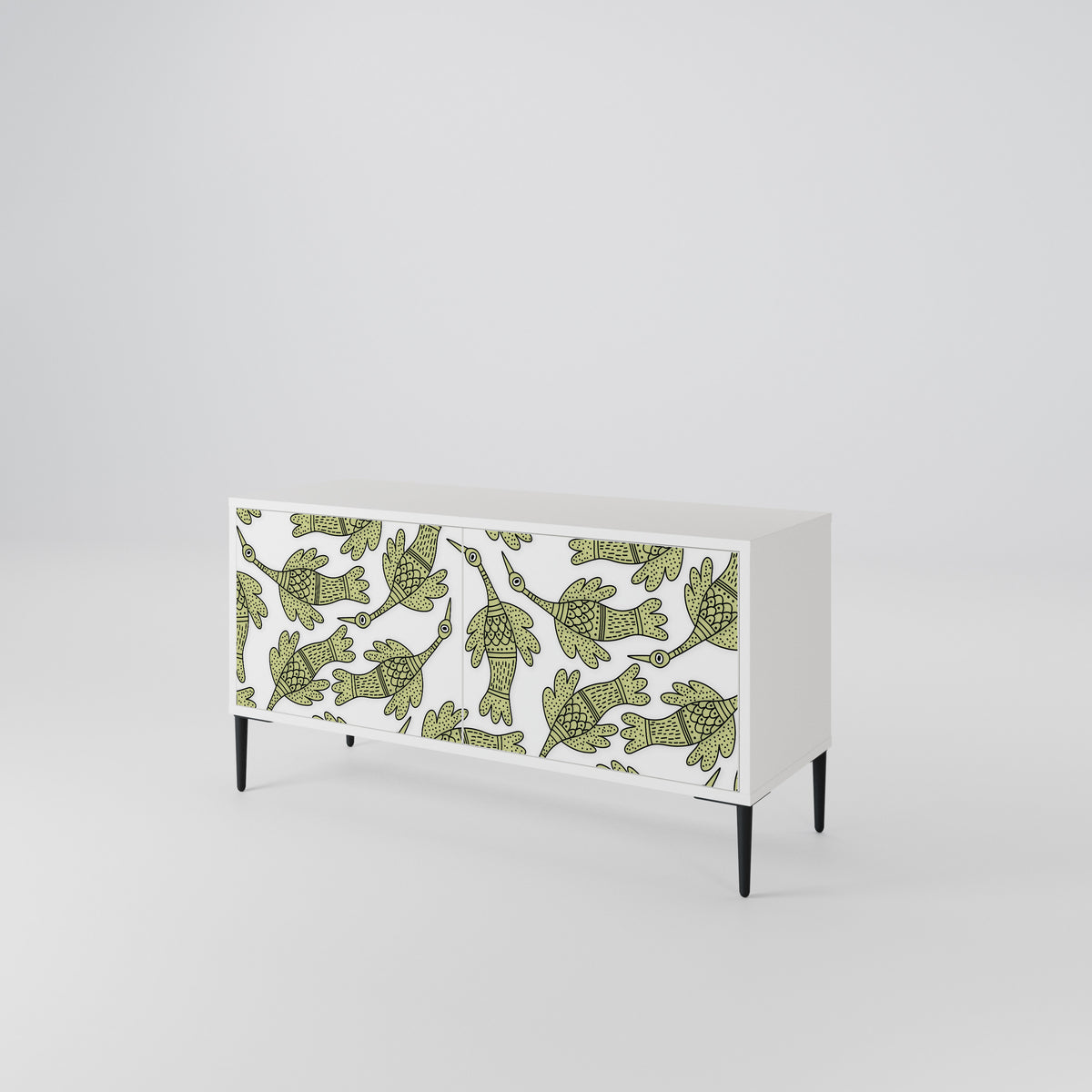 SEEDLING SONGBIRD Mueble de TV Compacto de 2 puertas