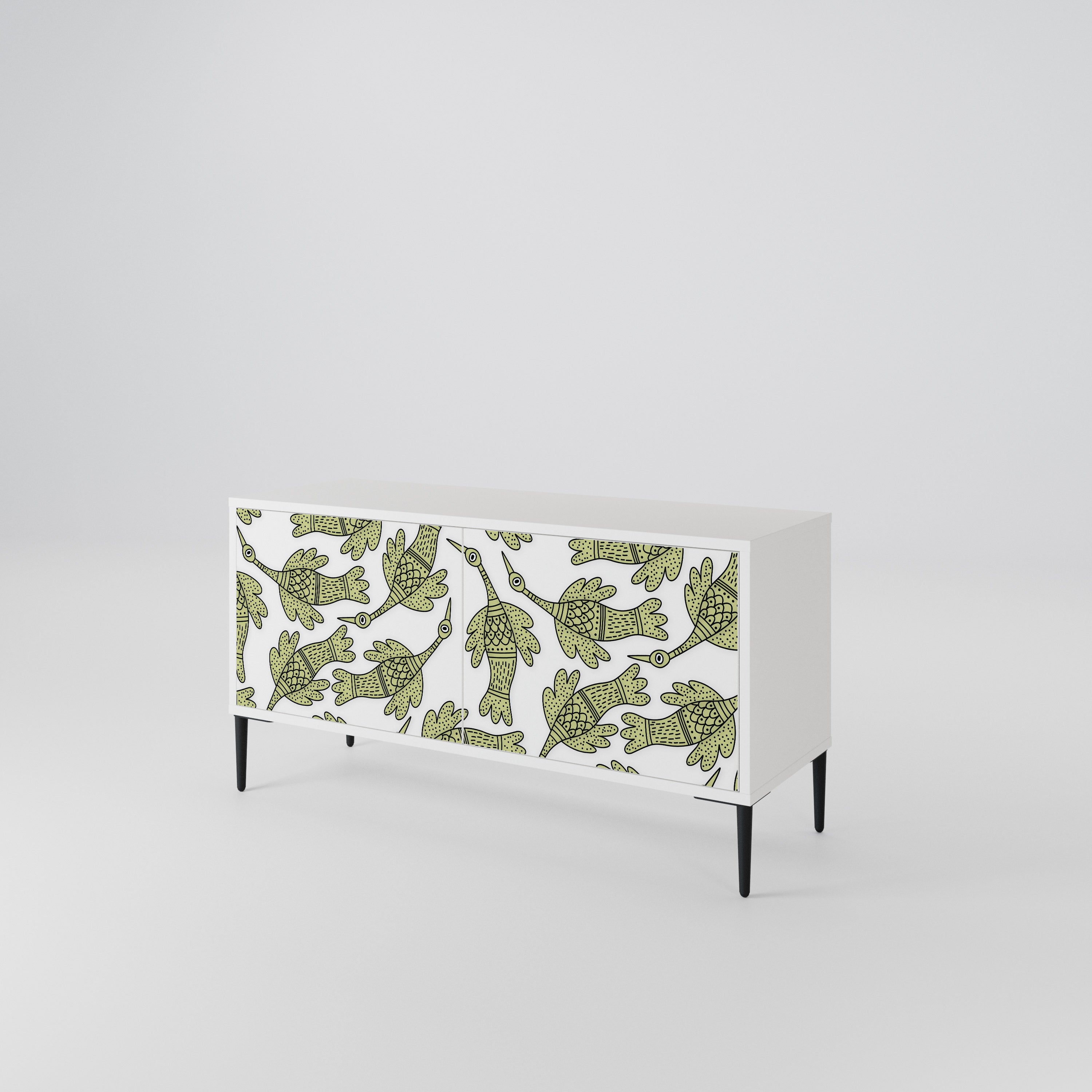SEEDLING SONGBIRD Mueble de TV Compacto de 2 puertas