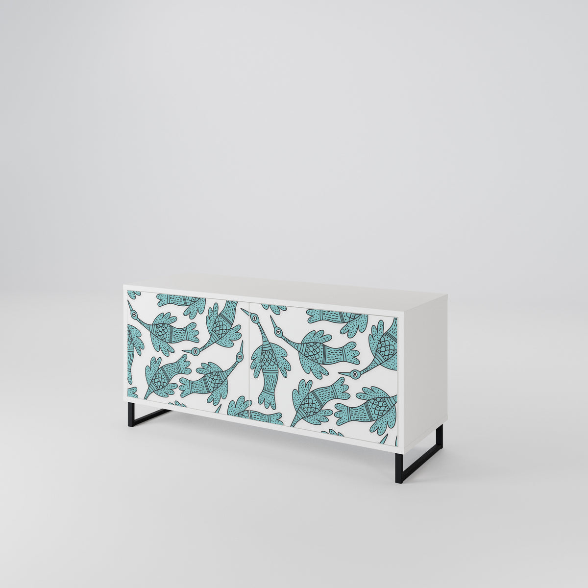 WATERSPOUT SONGIBIRD Mueble de TV Compacto de 2 puertas