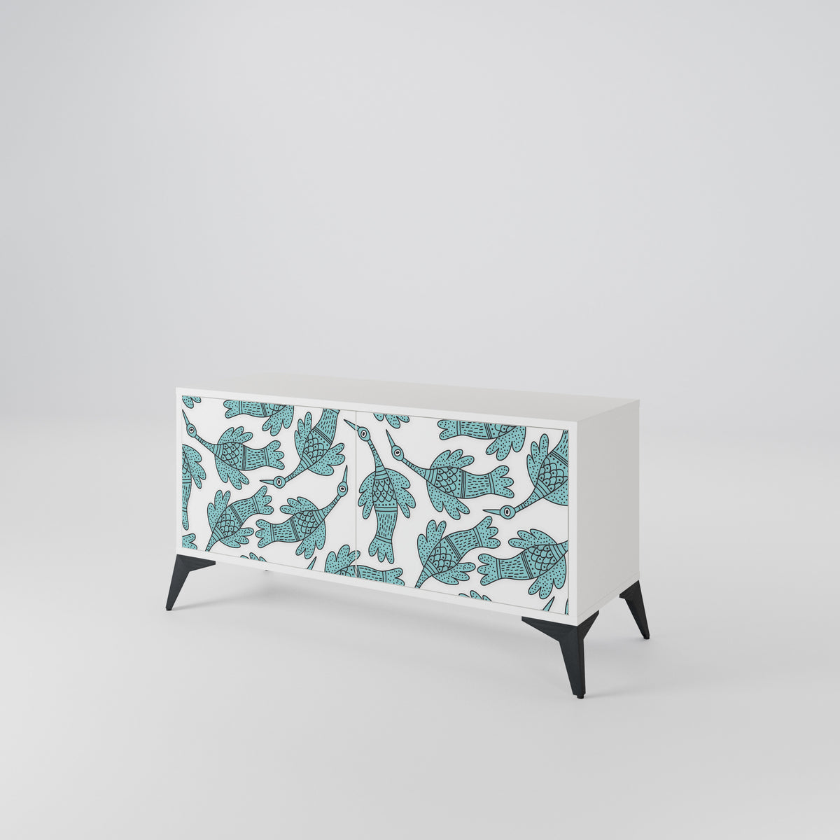 WATERSPOUT SONGIBIRD Mueble de TV Compacto de 2 puertas