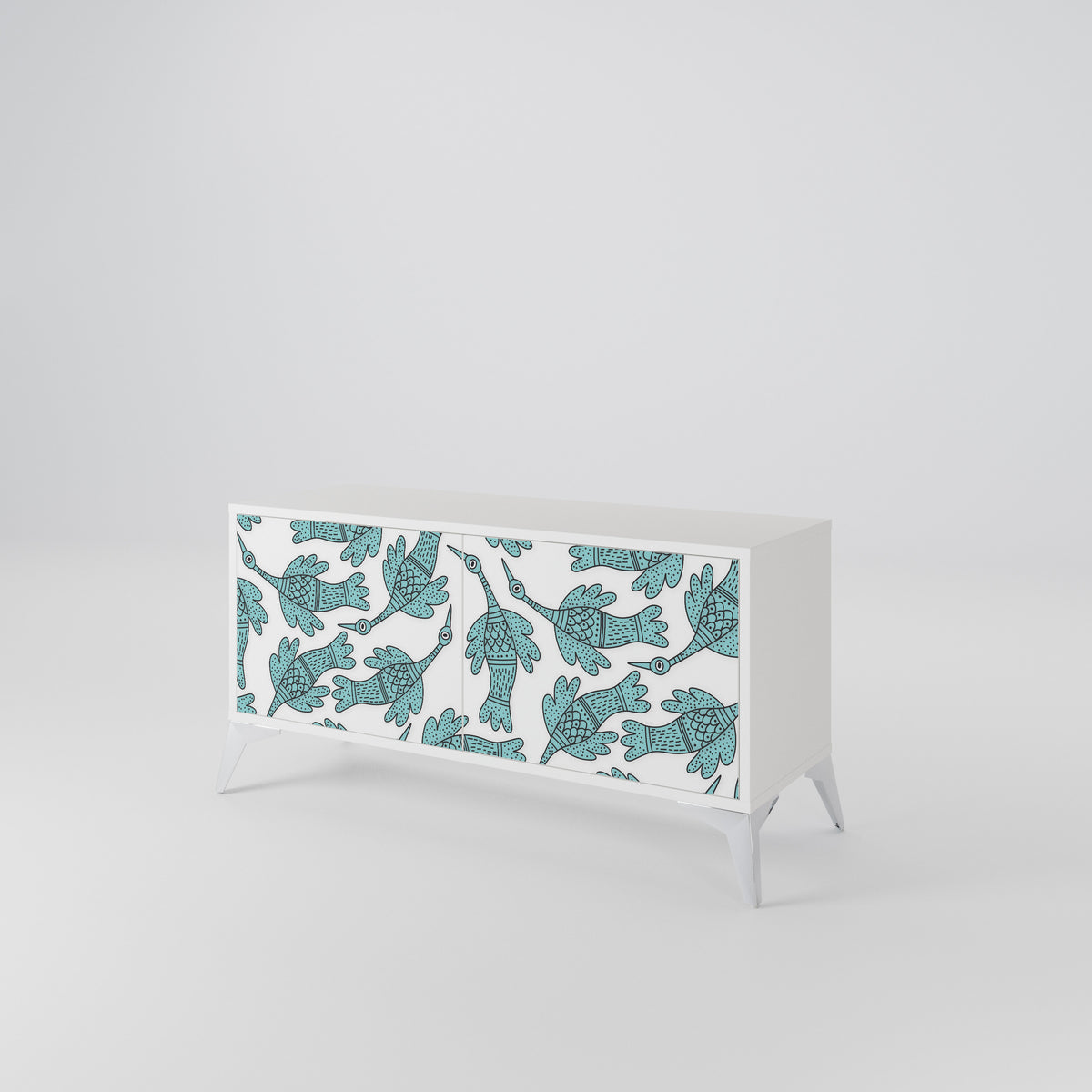 WATERSPOUT SONGIBIRD Mueble de TV Compacto de 2 puertas