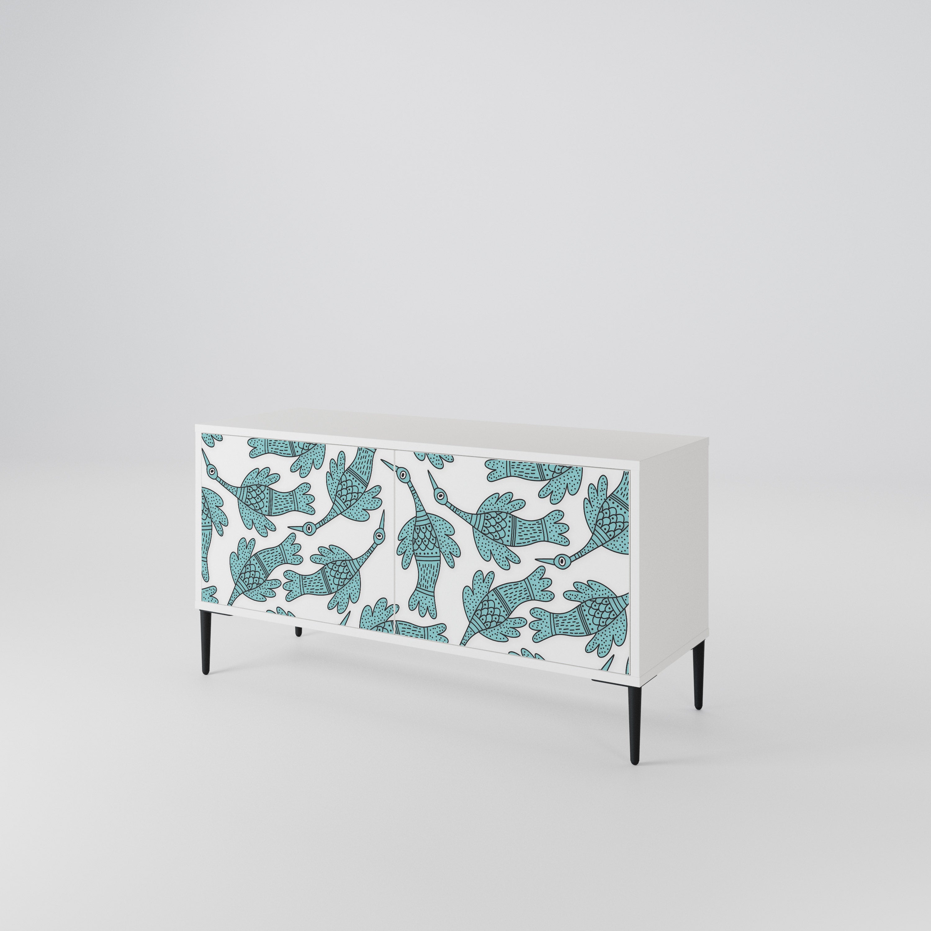 WATERSPOUT SONGIBIRD Mueble de TV Compacto de 2 puertas