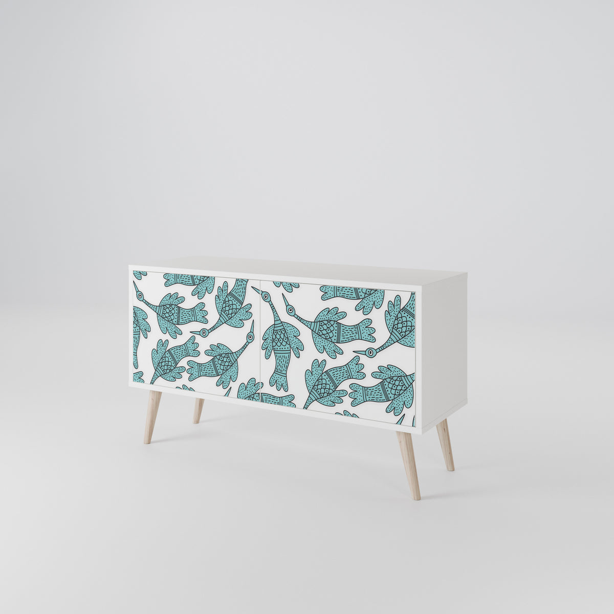 WATERSPOUT SONGIBIRD Mueble de TV Compacto de 2 puertas