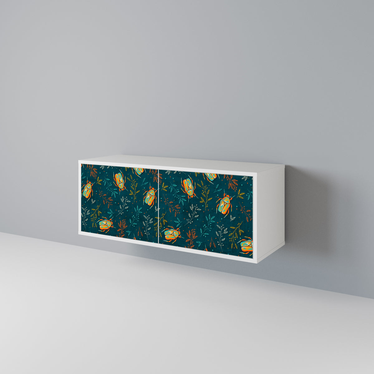 AUTUMN INSECTS Mueble de TV Compacto de 2 puertas