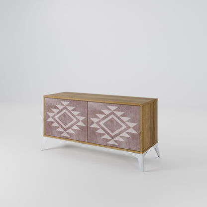 MARVEL MOSAIC Mueble de TV Compacto de 2 puertas