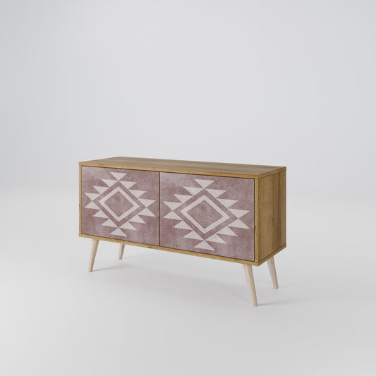 MARVEL MOSAIC Mueble de TV Compacto de 2 puertas