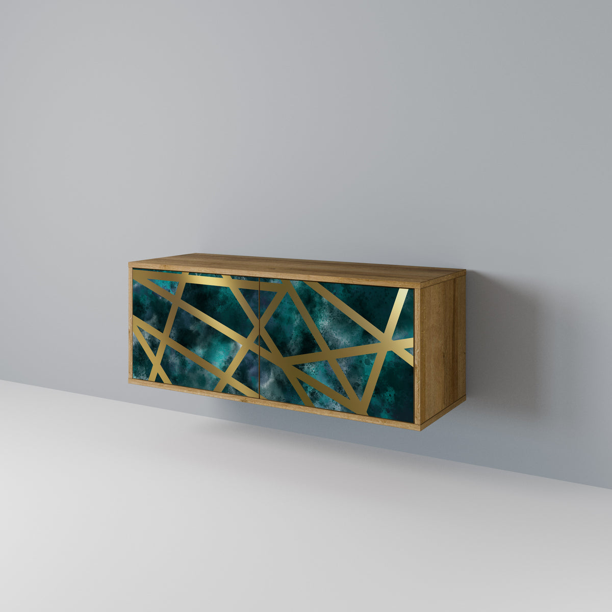 THE LABYRINTH OF GOLD Mueble de TV Compacto de 2 puertas