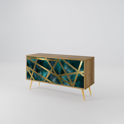 THE LABYRINTH OF GOLD Mueble de TV Compacto de 2 puertas