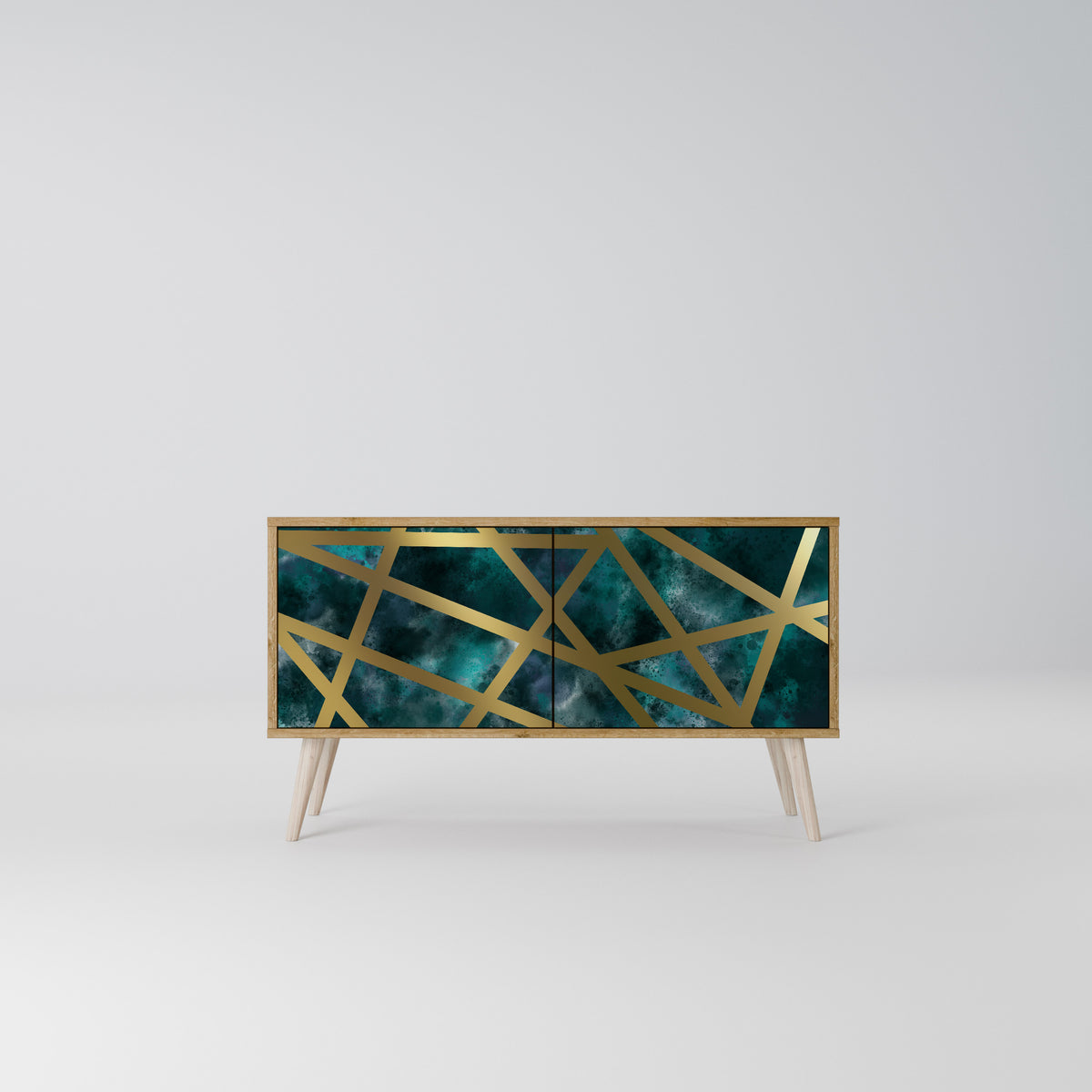 THE LABYRINTH OF GOLD Mueble de TV Compacto de 2 puertas