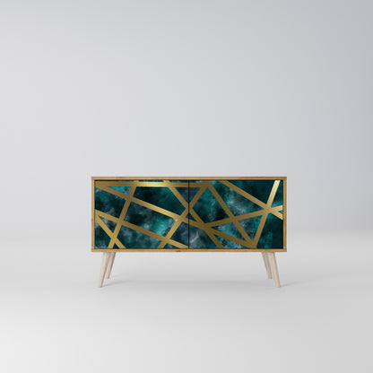 THE LABYRINTH OF GOLD Mueble de TV Compacto de 2 puertas
