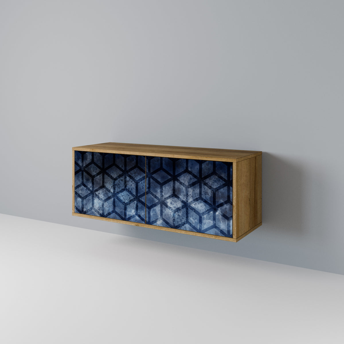CUBIC MIST Mueble de TV Compacto de 2 puertas