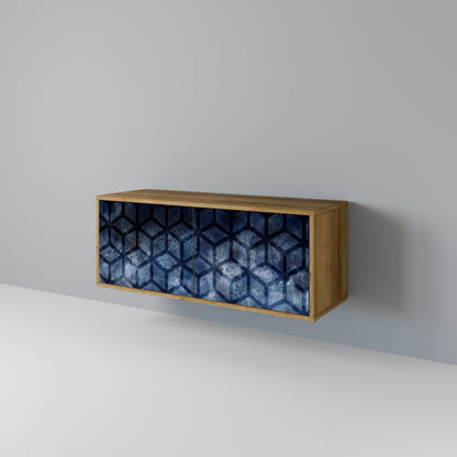 CUBIC MIST Mueble de TV Compacto de 2 puertas
