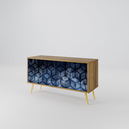 CUBIC MIST Mueble de TV Compacto de 2 puertas