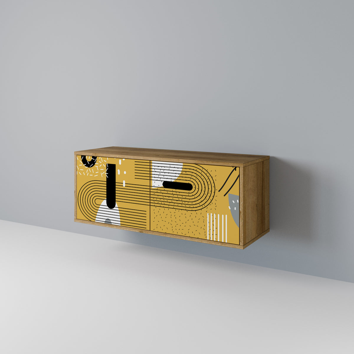 SHAPESHIFT SYMPHONY Mueble de TV Compacto de 2 puertas