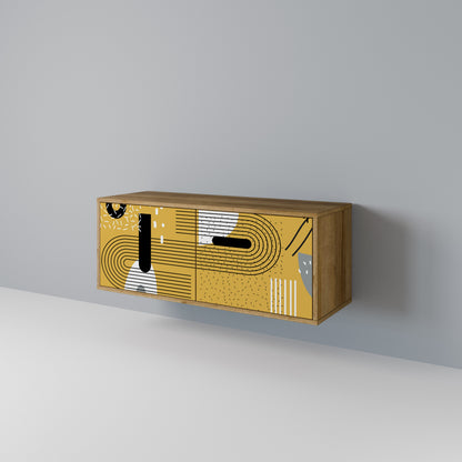 SHAPESHIFT SYMPHONY Mueble de TV Compacto de 2 puertas