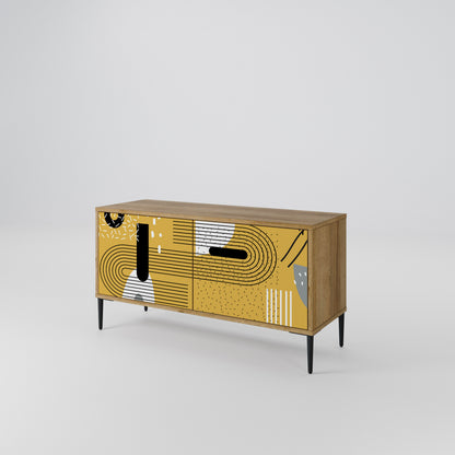 SHAPESHIFT SYMPHONY Mueble de TV Compacto de 2 puertas