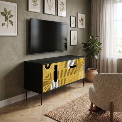 SHAPESHIFT SYMPHONY Mueble de TV Compacto de 2 puertas
