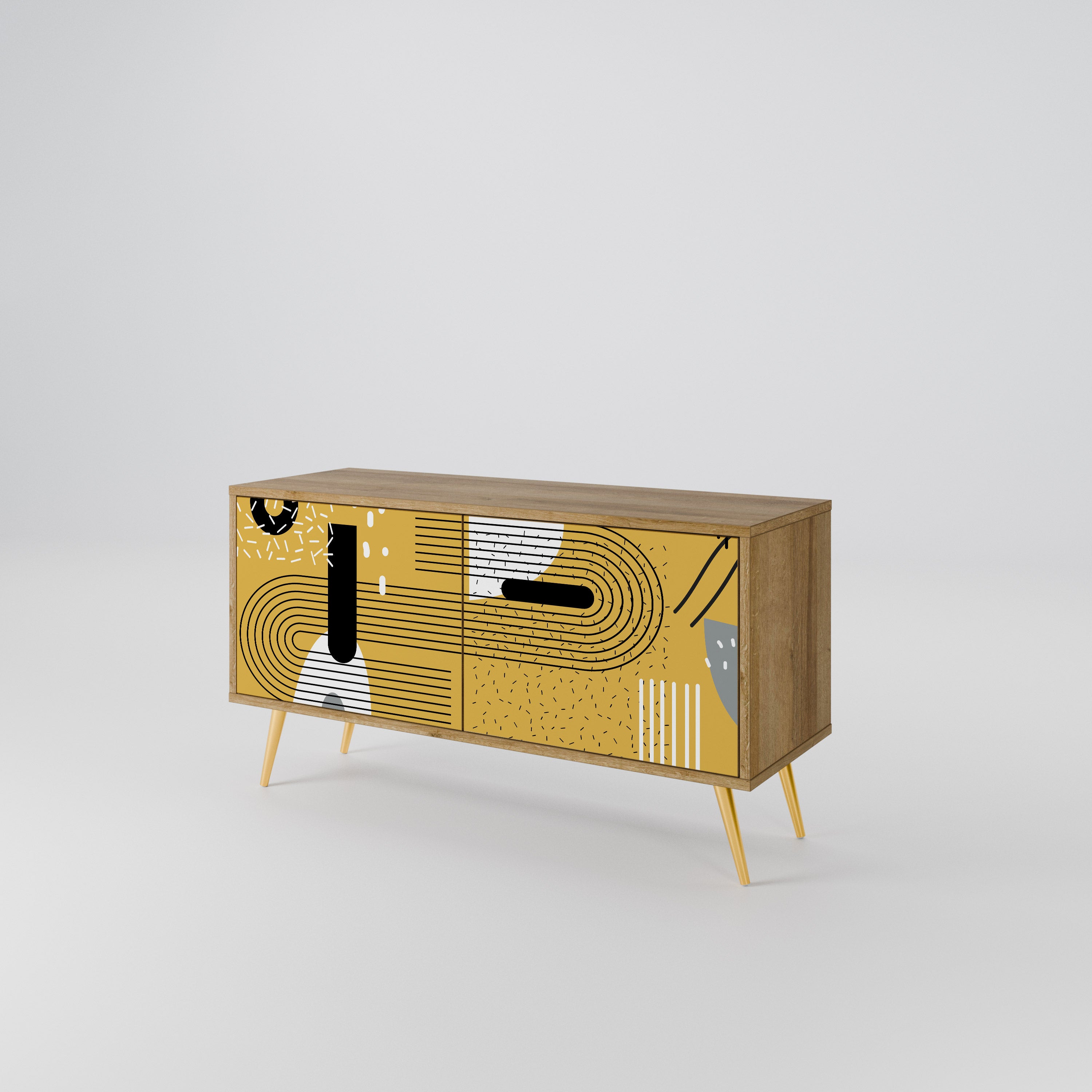 SHAPESHIFT SYMPHONY Compact 2-Door TV Cabinet