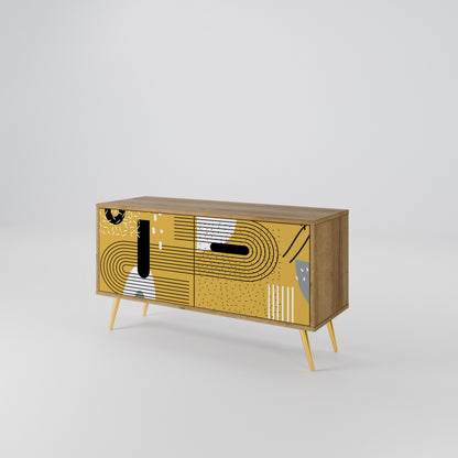 SHAPESHIFT SYMPHONY Mueble de TV Compacto de 2 puertas