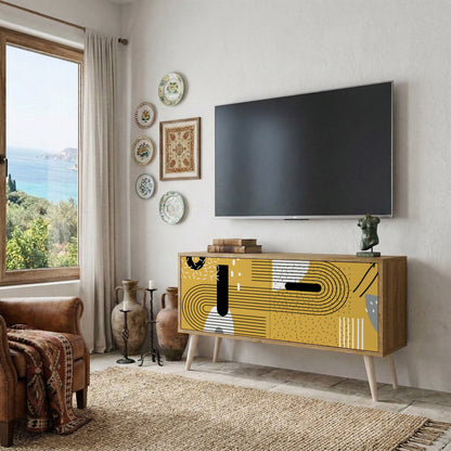 SHAPESHIFT SYMPHONY Mueble de TV Compacto de 2 puertas