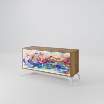 FINESSE MASH-UP Mueble de TV Compacto de 2 puertas