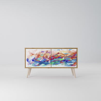 FINESSE MASH-UP Mueble de TV Compacto de 2 puertas