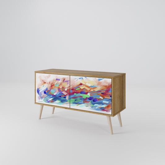 FINESSE MASH-UP Mueble de TV Compacto de 2 puertas