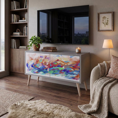 FINESSE MASH-UP Mueble de TV Compacto de 2 puertas