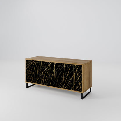 BRIGHT MESH Mueble de TV Compacto de 2 puertas