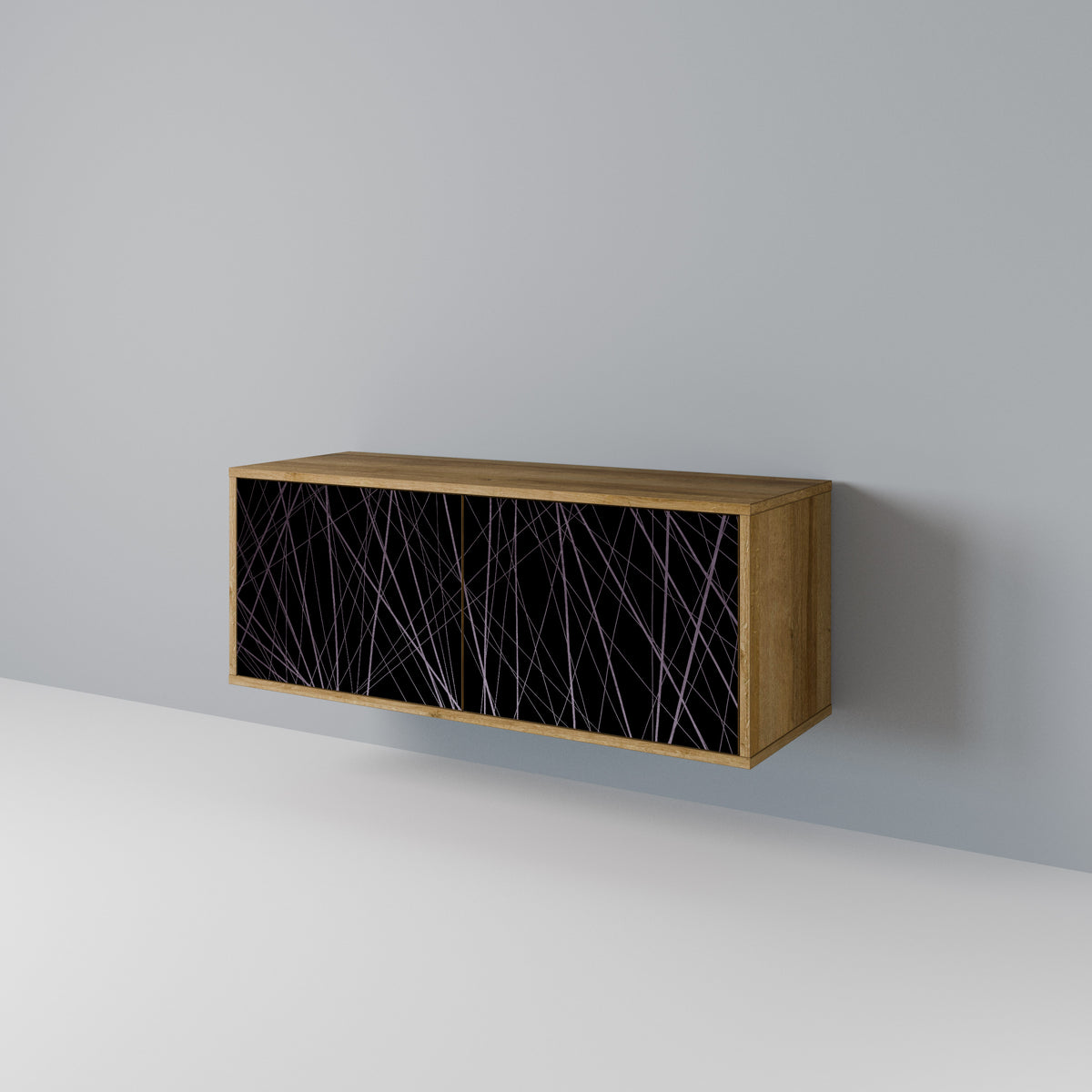 SHIMMER SPIDERGRAM Mueble de TV Compacto de 2 puertas