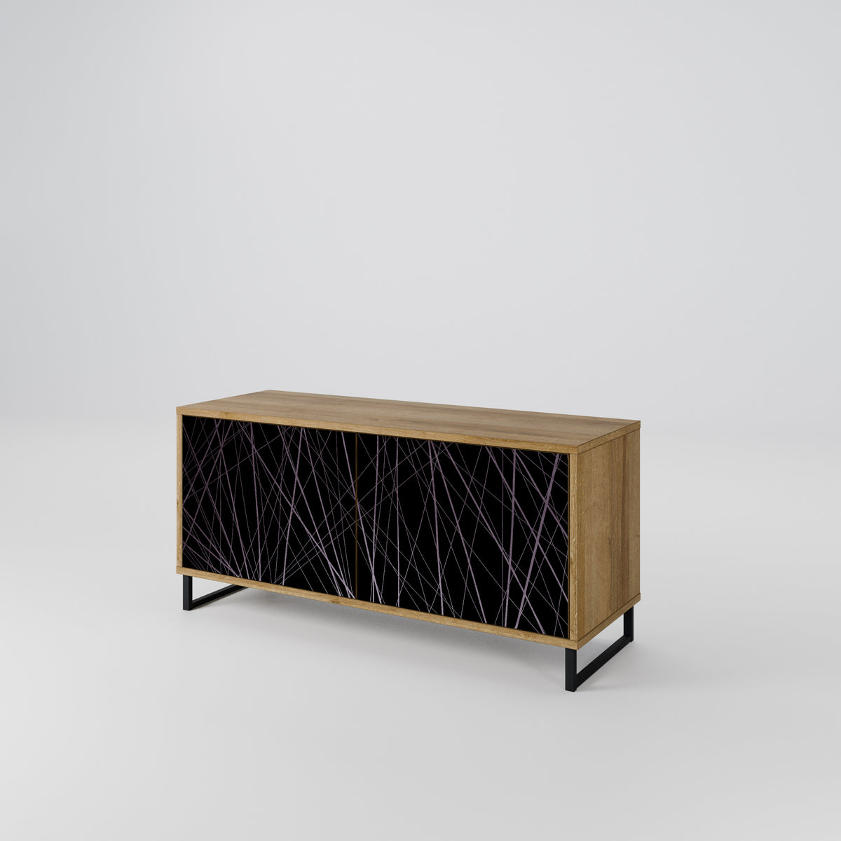 SHIMMER SPIDERGRAM Mueble de TV Compacto de 2 puertas