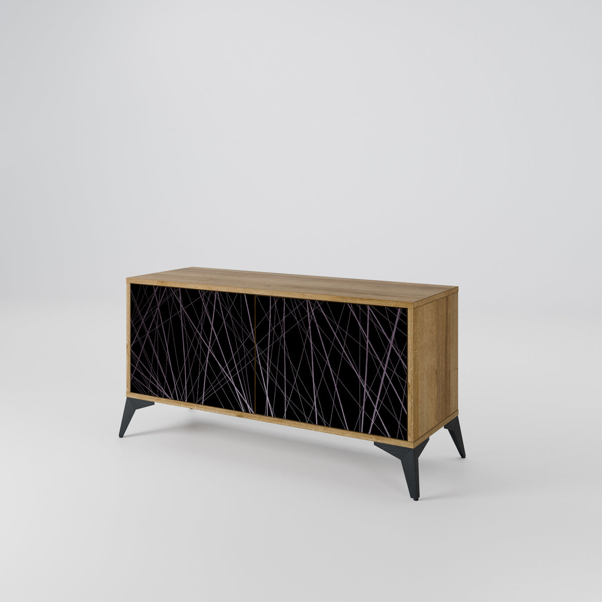 SHIMMER SPIDERGRAM Compact 2-Door TV Cabinet