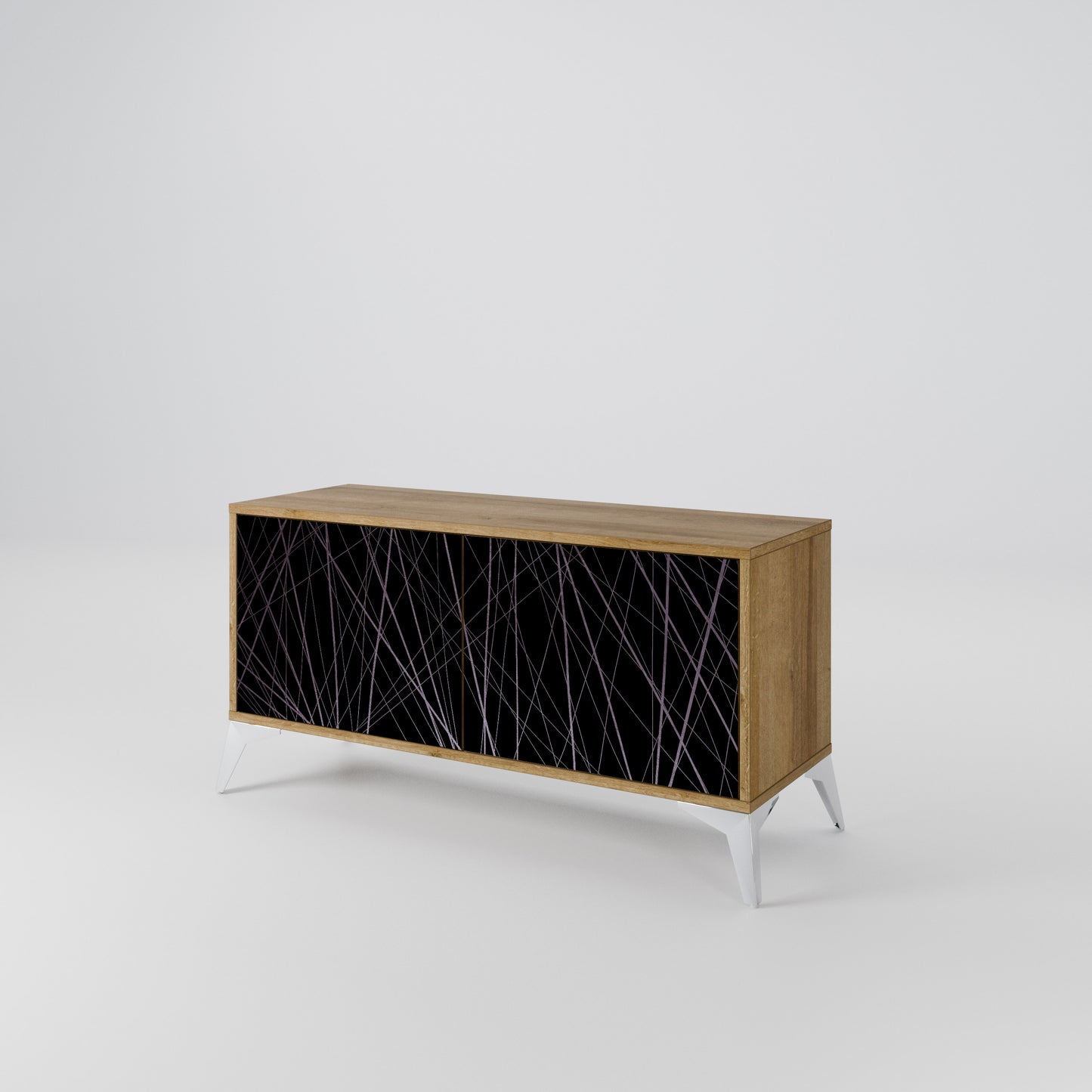 SHIMMER SPIDERGRAM Mueble de TV Compacto de 2 puertas
