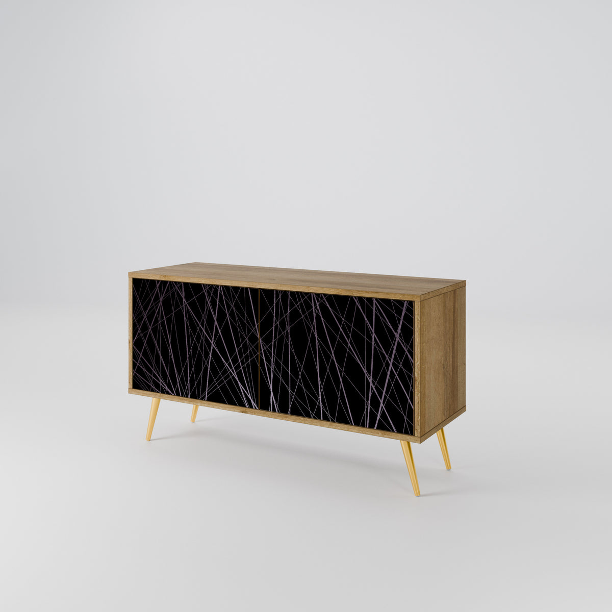 SHIMMER SPIDERGRAM Mueble de TV Compacto de 2 puertas