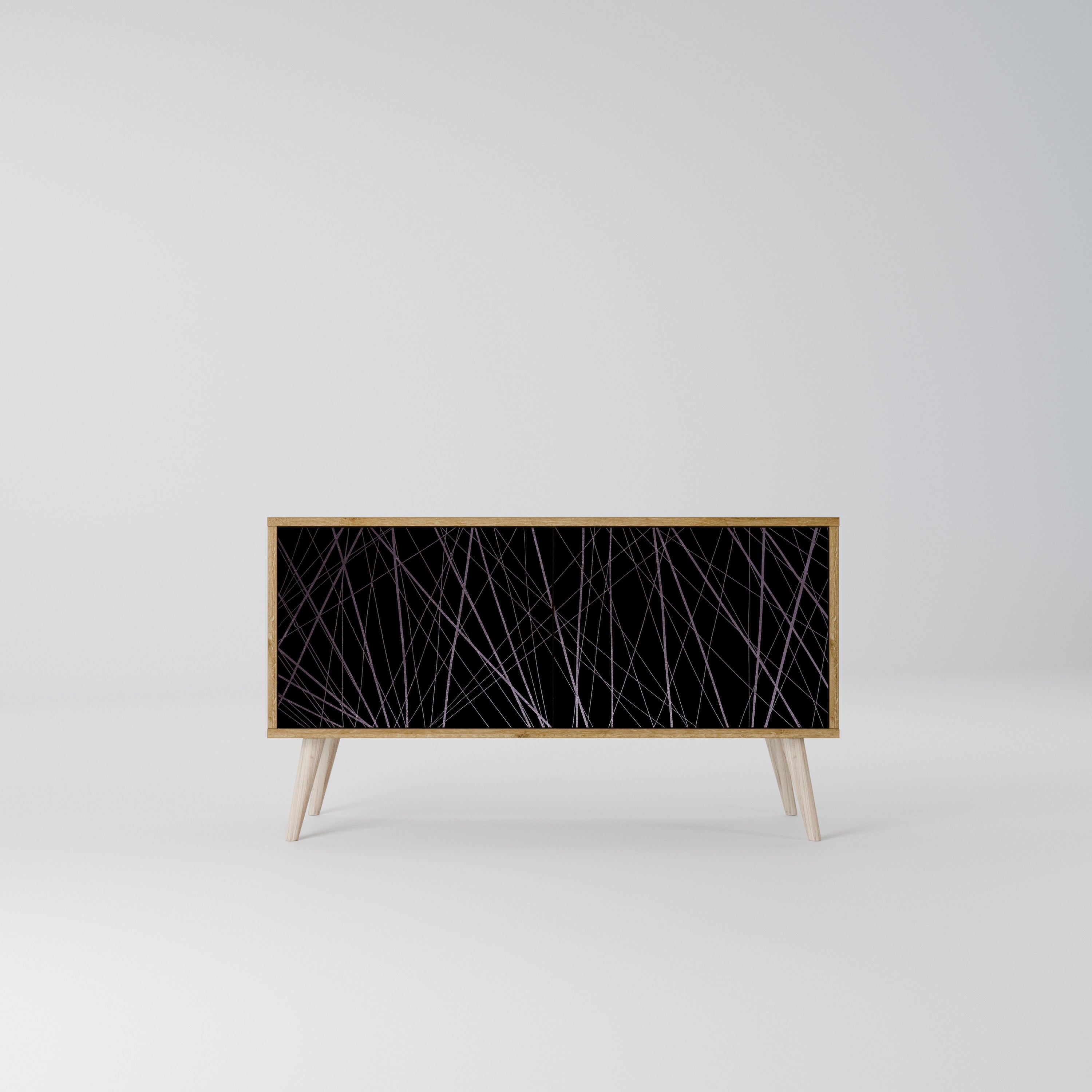 SHIMMER SPIDERGRAM Compact 2-Door TV Cabinet