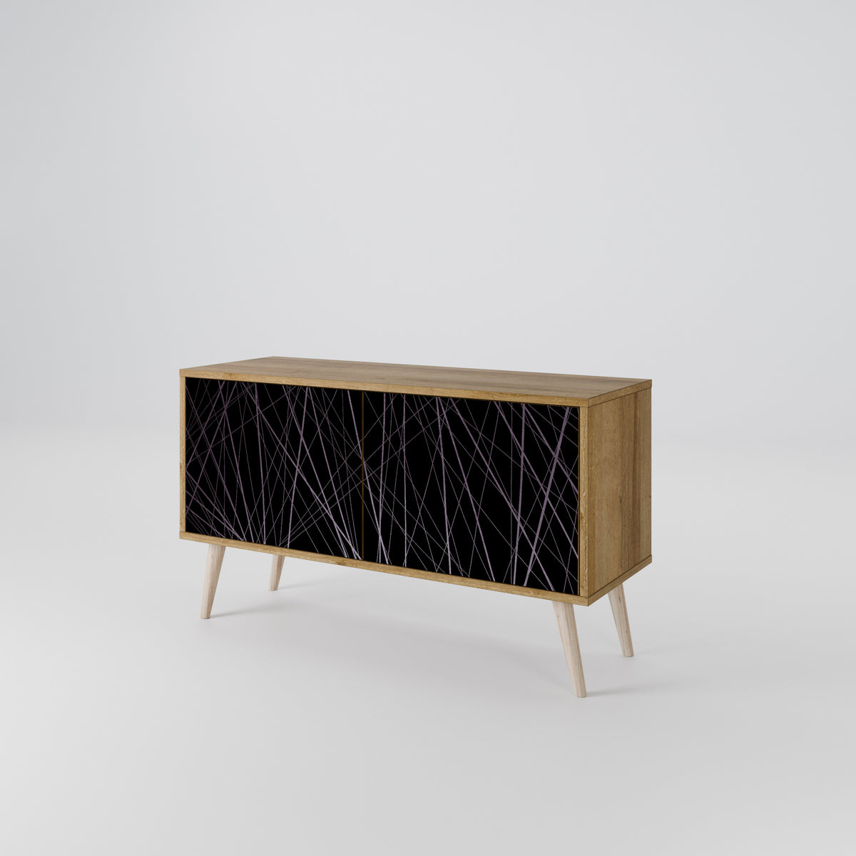 SHIMMER SPIDERGRAM Compact 2-Door TV Cabinet