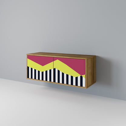 PIANO FANTASY Mueble de TV Compacto de 2 puertas