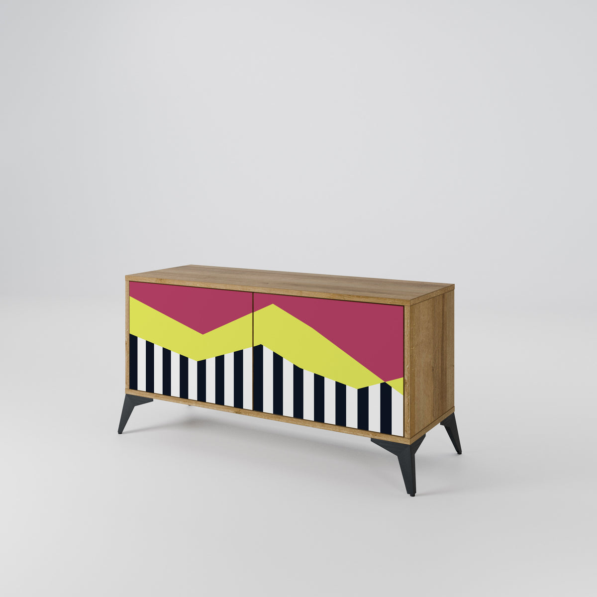 PIANO FANTASY Mueble de TV Compacto de 2 puertas