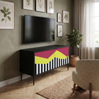 PIANO FANTASY Mueble de TV Compacto de 2 puertas