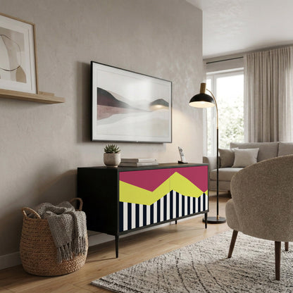 PIANO FANTASY Mueble de TV Compacto de 2 puertas