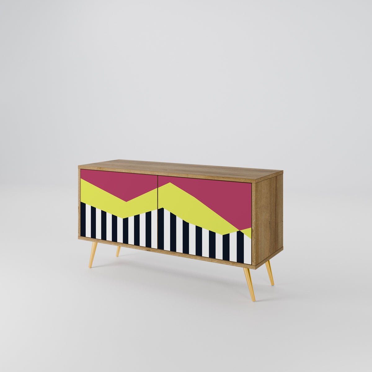 PIANO FANTASY Mueble de TV Compacto de 2 puertas